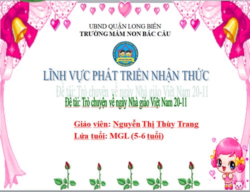Tìm hiểu về ngày Nhà giáo Việt Nam 20-11- MGL A2
