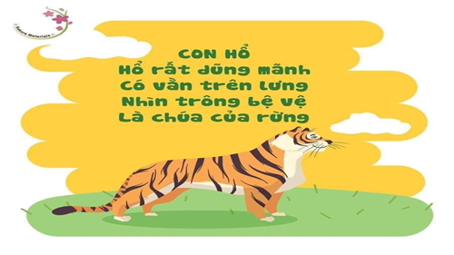 Bài thơ: Con hổ