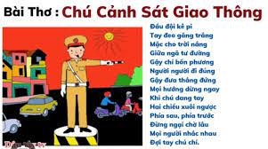 Bài thơ : chú cảnh sát - lớp c2 