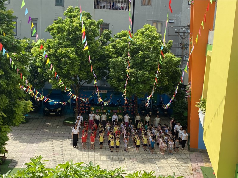Lễ tưởng niệm Đồng chí TBT Nguyễn Phú Trọng tại trường Mầm non Bồ Đề.