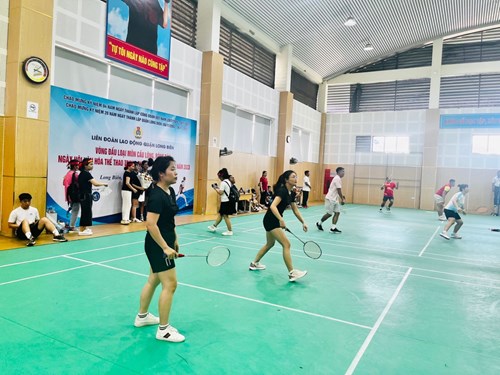 Hưởng ứng ngày hội Văn Hóa Thể thao trong CNVCLĐ quận Long Biên năm 2023