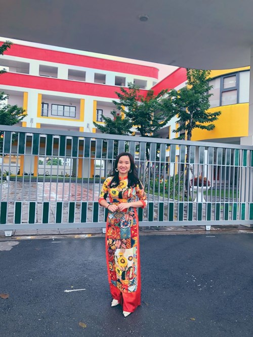 Cô giáo Đào Thị Kim Vui - Bông hoa đẹp của trường tôi