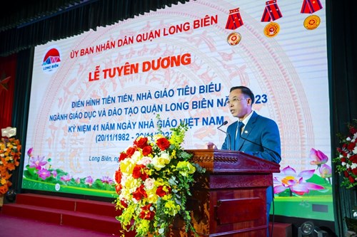 Quận Long Biên: Tưng bừng các hoạt động kỷ niệm Ngày Nhà giáo Việt Nam