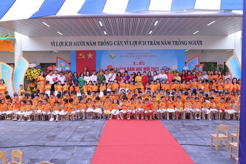 Trường Mầm non Đô thị Sài Đồng tổ chức khai giảng năm học mới 2023 - 2024