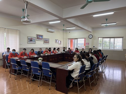 Chi Bộ MN Đô thị Việt Hưng tham dự Hội nghị học tập, nghiên cứu chuyên đề năm 2023  Tư tưởng, đạo đức, phong cách Hồ Chí Minh về chăm lo đời sống Nhân dân 