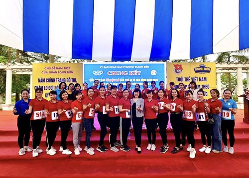 Trường mầm non Đô thị Việt Hưng tham gia ngày chạy Olympic vì sức khỏe toàn dân, Chung kết giải chạy báo Hà Nội mới lần thứ 48 vì hòa bình năm 2023 và Phát động ủng hộ “Quỹ nhân ái”