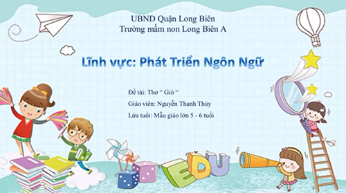 Video bài giảng PTNN: Thơ   Gió   - Tác giả: Xuân Quỳnh