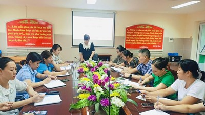Trường mầm non Đức Giang tổ chức họp giao ban công tác nuôi dưỡng 