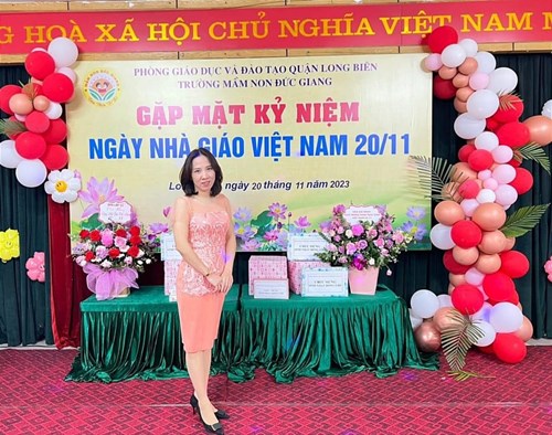 Cô giáo Mai Thị Thu - Bông hoa đẹp tâm huyết với nghề