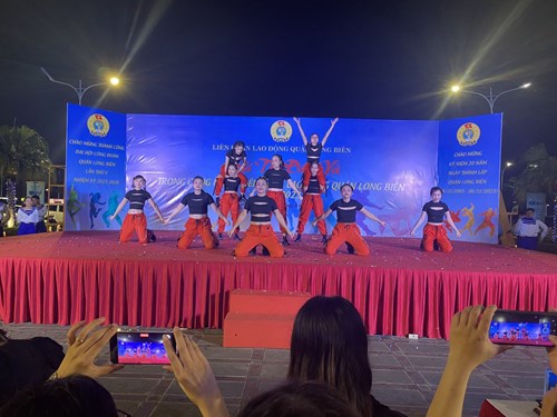 Video thi dân vũ  Ngày hội văn hóa thể thao trong CNVCLĐ quận Long Biên năm 2023 