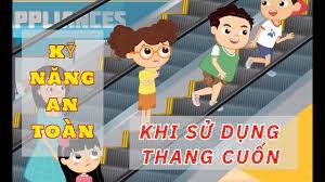 KNS: Dạy trẻ kỹ năng cách sử dụng thang cuốn an toàn