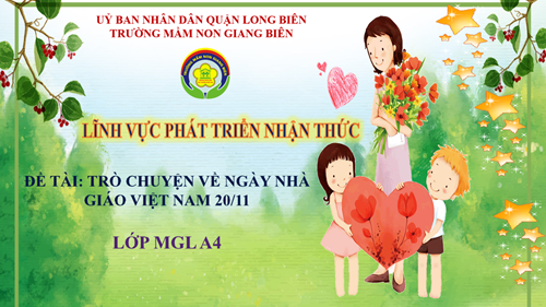 Trò chuyện về ngày nhà giáo Việt Nam 20 - 11