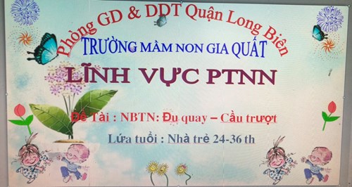 Giáo án : PTNN : Đu quay - Cầu trượt - Gv : Phan Thị Thu Hương.