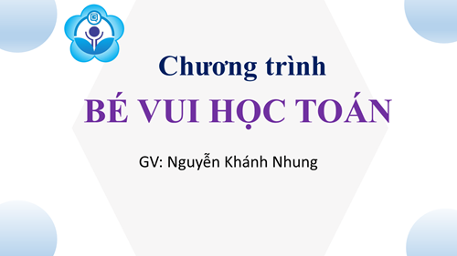 Bé vui học toán- GV: Nguyễn khánh Nhung
