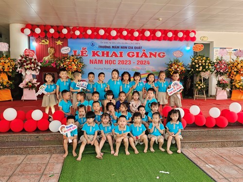 Lễ Khai giảng năm học 2023 - 2024 của các bé lớp MGN B3