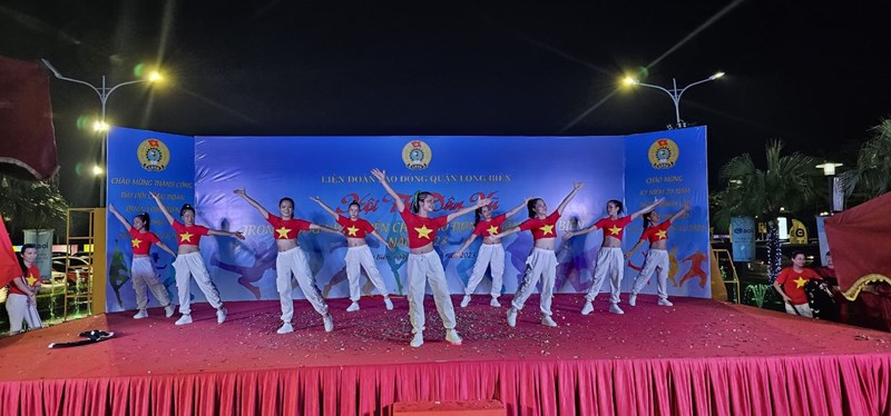 Hội thi dân vũ 2023 - LĐLĐ quận Long Biên | Trường mầm non Gia Thượng