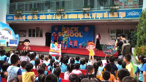 Hoạt động  Back to school  đầy hào hứng, ý nghĩa của các bé MGL-A5