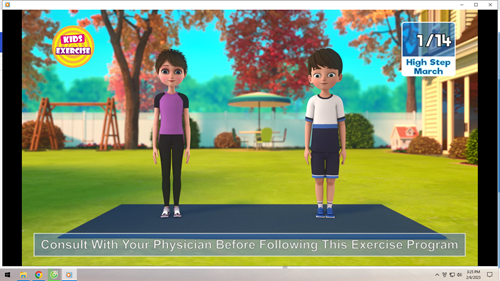 15-min fitness for kids – height increase exercise
