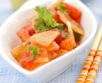 Cách làm khoai tây xào cà chua ngon bổ, ăn không bị ngái