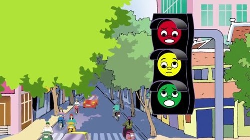 Thơ:  Đèn giao thông 