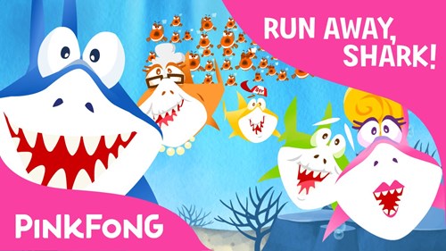 Run Away, Baby Shark ! | Animal Songs | PINKFONG Songs for Children