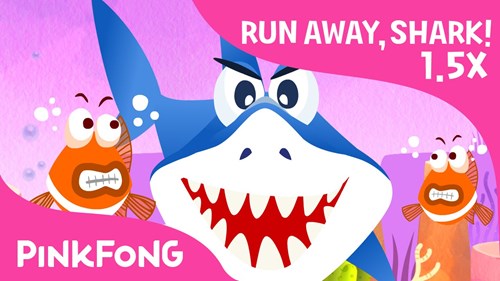 Run Away, Baby Shark ! | 1.5x FASTER | Animal Songs | PINKFONG Songs for Children
