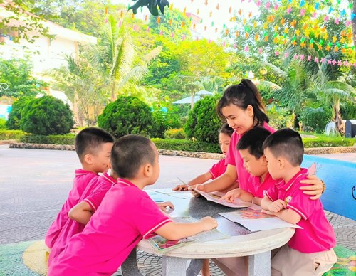 Trường MN Hoa Sen tổ chức các hoạt động hưởng ứng “Tuần lễ học tập suốt đời” năm 2023.