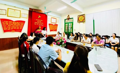 Trường mầm non hoa sen tổ chức họp phụ huynh học sinh đầu năm học 2023-2024