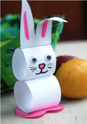 Cách làm con thỏ bằng giấy xốp