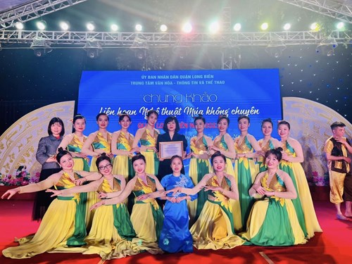 Trường Mầm non Hoa Sen đạt giải Nhì  Liên hoan nghệ thuật múa không chuyên  quận Long Biên năm 2023