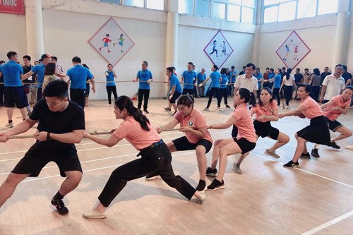 Công đoàn trường Mầm non Hoa Thuỷ Tiên tham gia  Ngày hội Văn hoá Thể thao trong CNVCLĐ quận Long Biên 