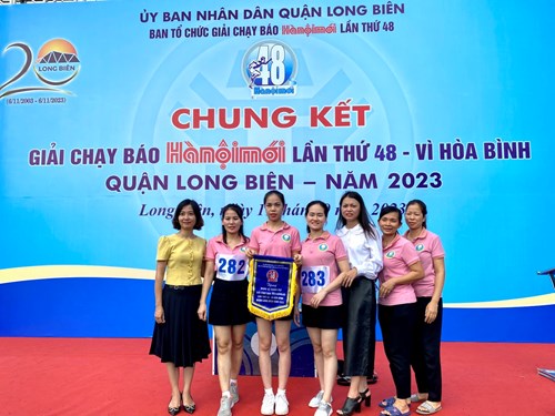 Chung kết giải chạy báo Hà Nội mới lần thứ 48 vì hòa bình - quận Long Biên năm 2023
