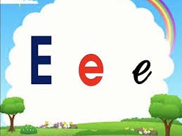 Dạy bé chữ E