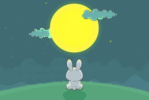 Bài thơ: Thỏ con và mặt trăng