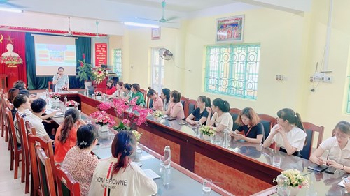 Trường mầm non Long Biên tổ chức họp phụ huynh đầu năm học 2023-2024