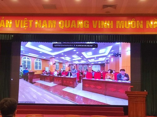Trường mầm non Long Biên tham dự “Lớp tập huấn công tác phòng chống dịch bệnh, đảm bảo vệ sinh, an toàn thực phẩm trong trường học,  cơ sở giáo dục năm 2023