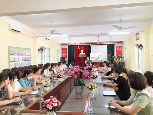 Trường mầm non Long Biên tổ chức họp phụ huynh cuối năm học 2022-2023