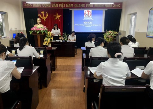 Chi bộ Trường MN Long Biên A tổ chức Hội nghị sinh hoạt chính trị tư tưởng thực hiện chỉ thị số 24-CT/TU ngày 07/8/2023 của Ban thường vụ Thành ủy Hà Nội