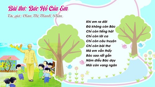 Bài thơ: Bác Hồ của em - Tác giả: Phan Thị Thanh Nhàn