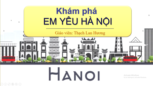 Khám phá: Em yêu Hà Nội