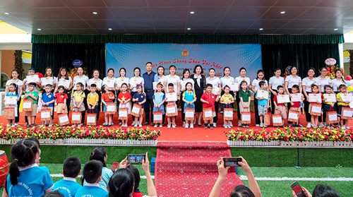 Trường mầm non Phúc Đồng vui mừng, phấn khởi tham gia “Liên hoan chúng cháu vui khỏe cấp học mầm non Quận Long Biên” Năm học 2022-2023