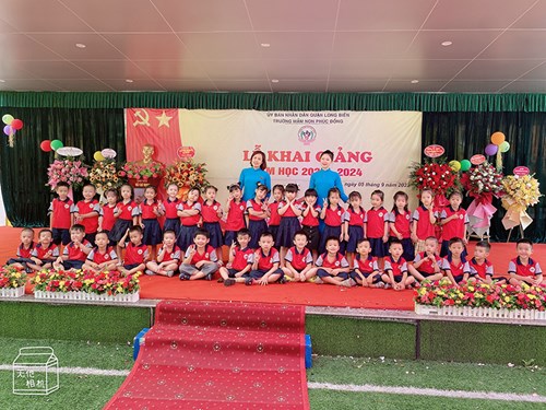 Ngày tựu trường rực rỡ của các con lớp Mẫu giáo lớn A2 - trường Mầm non Phúc Đồng.