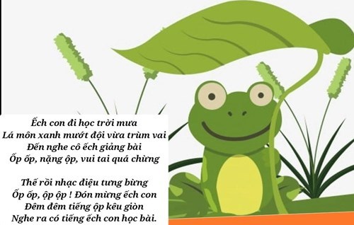 Bài thơ: Chú ếch con