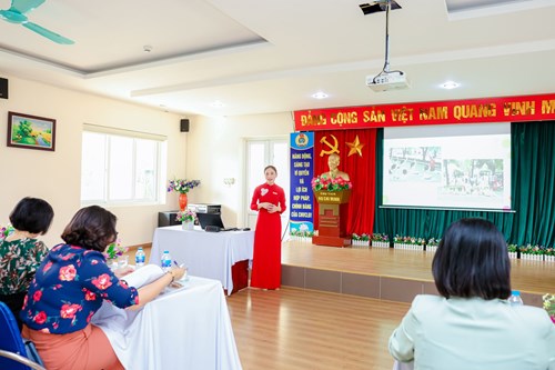 Trường mầm non Thạch Bàn tham gia hội thi giáo viên giỏi cấp thành phố năm học 2022-2023