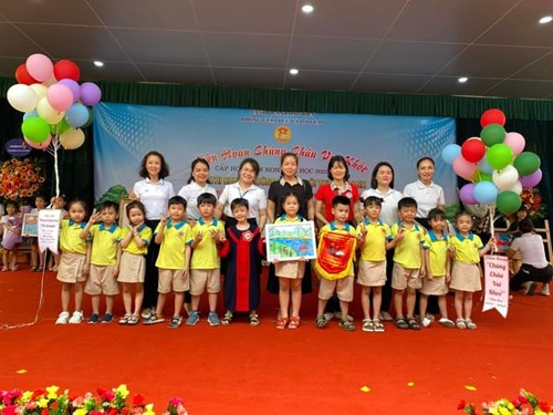 Trường mầm non Thạch Bàn tham gia “Liên hoan Chúng cháu vui khoẻ”  Cấp học MN Quận Long Biên, năm học 2022-2023