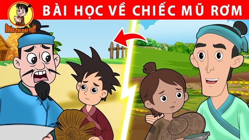 BÀI HỌC VỀ CHIẾC MŨ RƠM - Nhân Tài Đại Việt - Phim hoạt hình - Truyện Cổ Tích Việt Nam