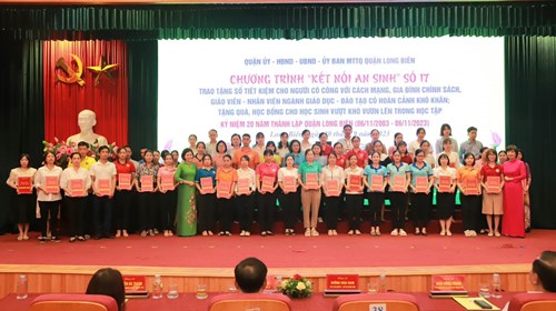 Trường mầm non Thạch Cầu tham dự chương trình “ Kết nối an sinh số 17” do UBND Quận Long Biên tổ chức.