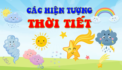 BÉ KHÁM PHÁ THỜI TIẾT NẮNG, MƯA, SẤM SÉT, VÒI RỒNG, BÃO LŨ - GV :Nguyễn Thị Kim Chi