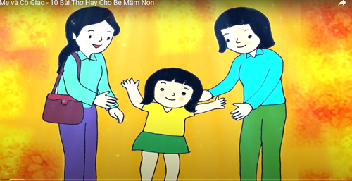 Mẹ và Cô Giáo - 10 Bài Thơ Hay Cho Bé Mầm Non - GV: Nguyễn Thị Kim Chi