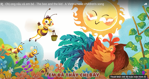 Chị ong nâu và em bé - The bee and the kid - A Vietnamese children s song - GV:Nguyễn Thị Kim Chi